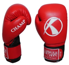 Katsudo bokszkesztyűk Champion IV, piros