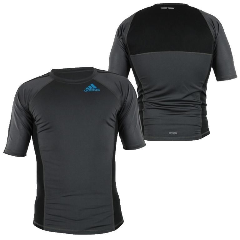 Adidas rövid rashguard póló Grappling, fekete