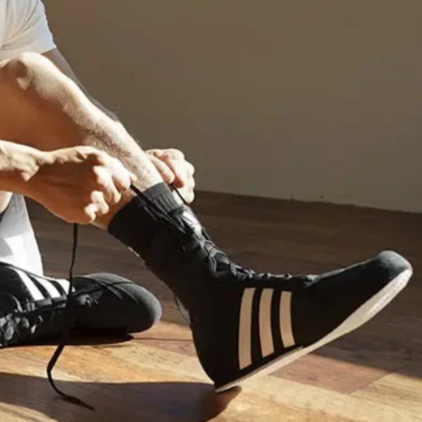Adidas bokszcipő HOG.2, fekete-fehér