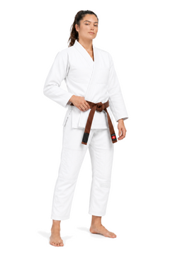 Katsudo Yori női Jiu Jitsu kimonó 450g, fehér