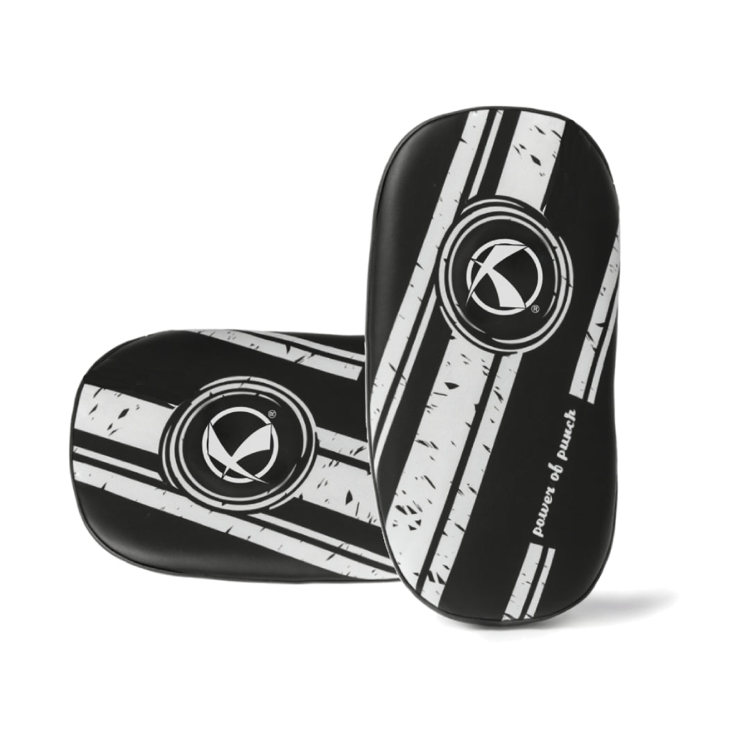 Katsudo bőr arm makiwara Curve 2db, fehér-fekete