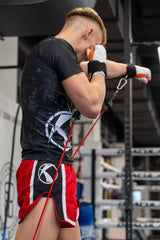 Katsudo thaibox rövidnadrág Huricane, piros