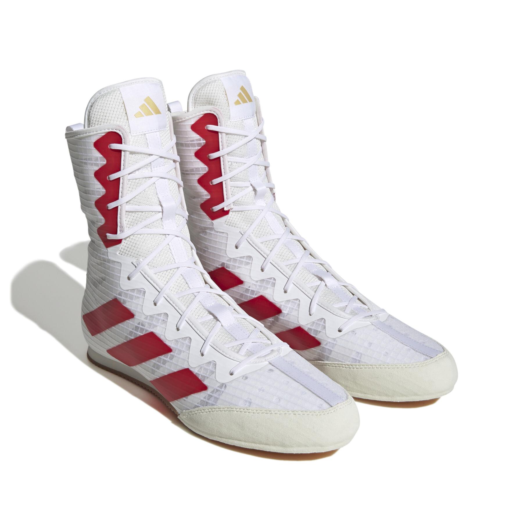 Adidas bokszcipő HOG 4, fehér-piros