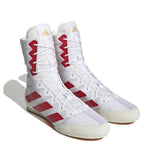 Adidas bokszcipő HOG 4, fehér-piros