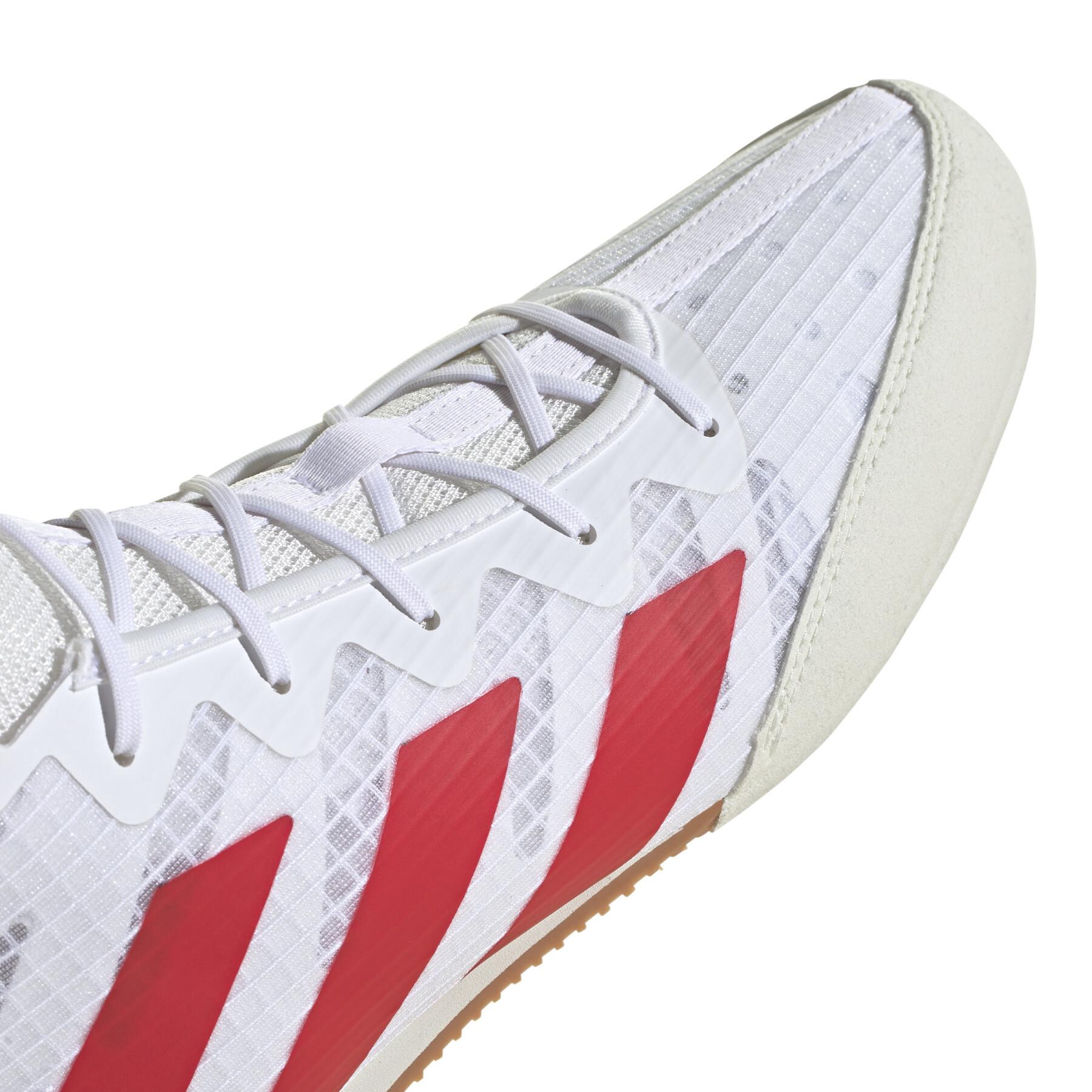 Adidas bokszcipő HOG 4, fehér-piros