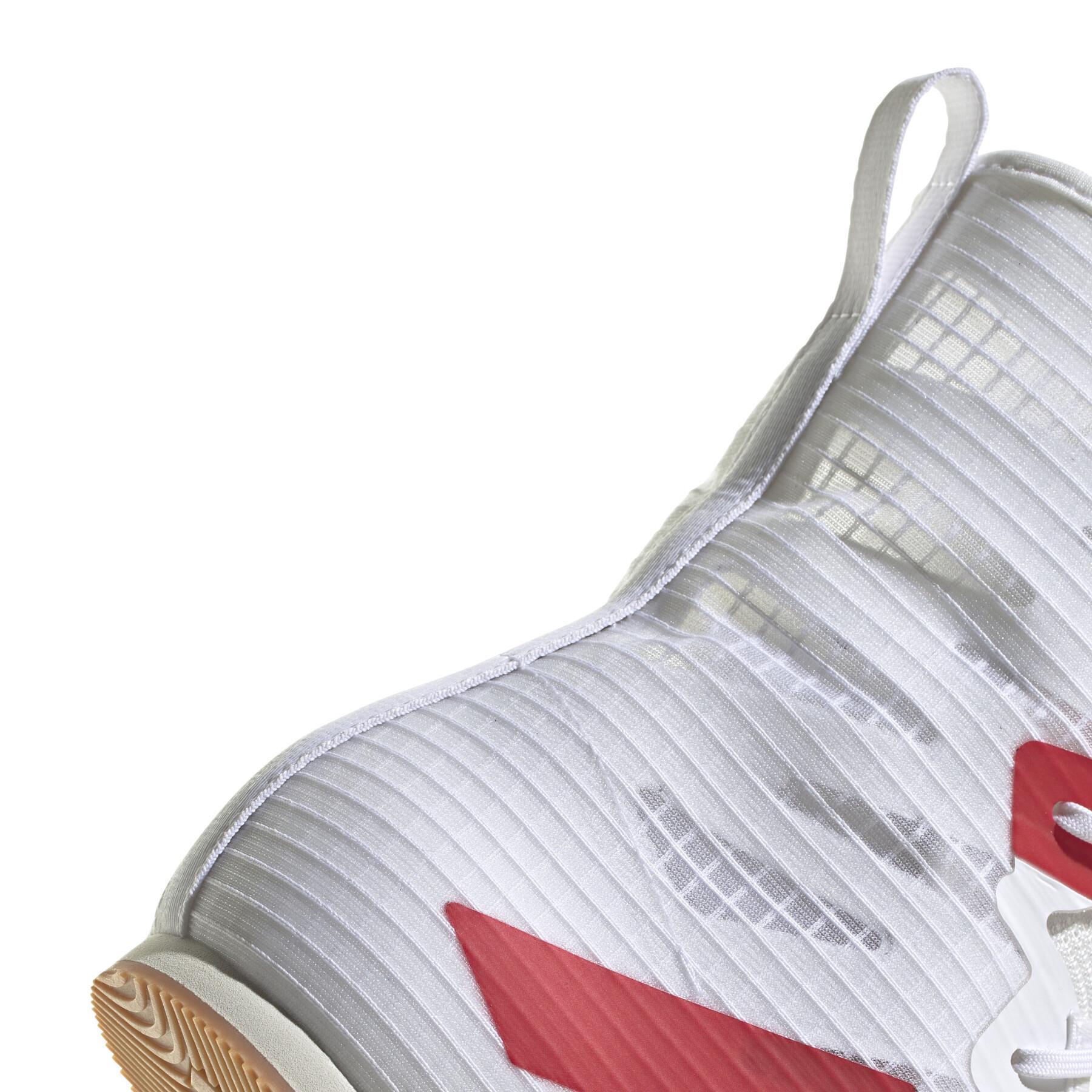 Adidas bokszcipő HOG 4, fehér-piros