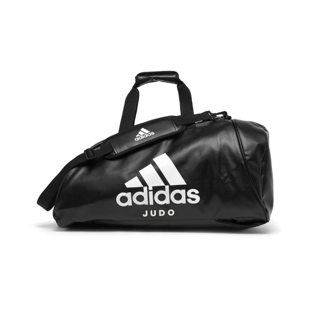Adidas műbőr dzsúdótáska M, fekete