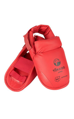 Tokaido WKF lábfejvédők, piros