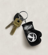Katsudo Keyglo mini kesztyűs kulcstartó, fekete