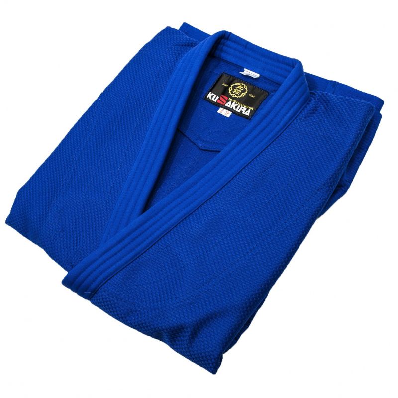 Kusakura judo kimonó Gi IJF 750g, kék