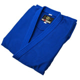Kusakura judo kimonó Gi IJF 750g, kék