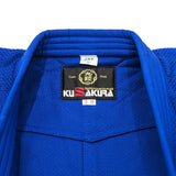 Kusakura judo kimonó Gi IJF 750g, kék