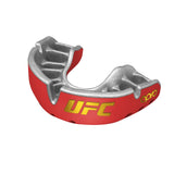Opro fogvédő Gold UFC, piros-ezüst