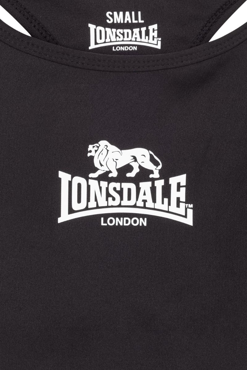 Lonsdale sportmelltartó Wardour, fekete