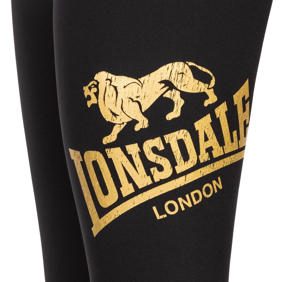 Lonsdale női Aglish leggings, fekete-arany