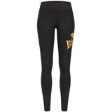 Lonsdale női Aglish leggings, fekete-arany