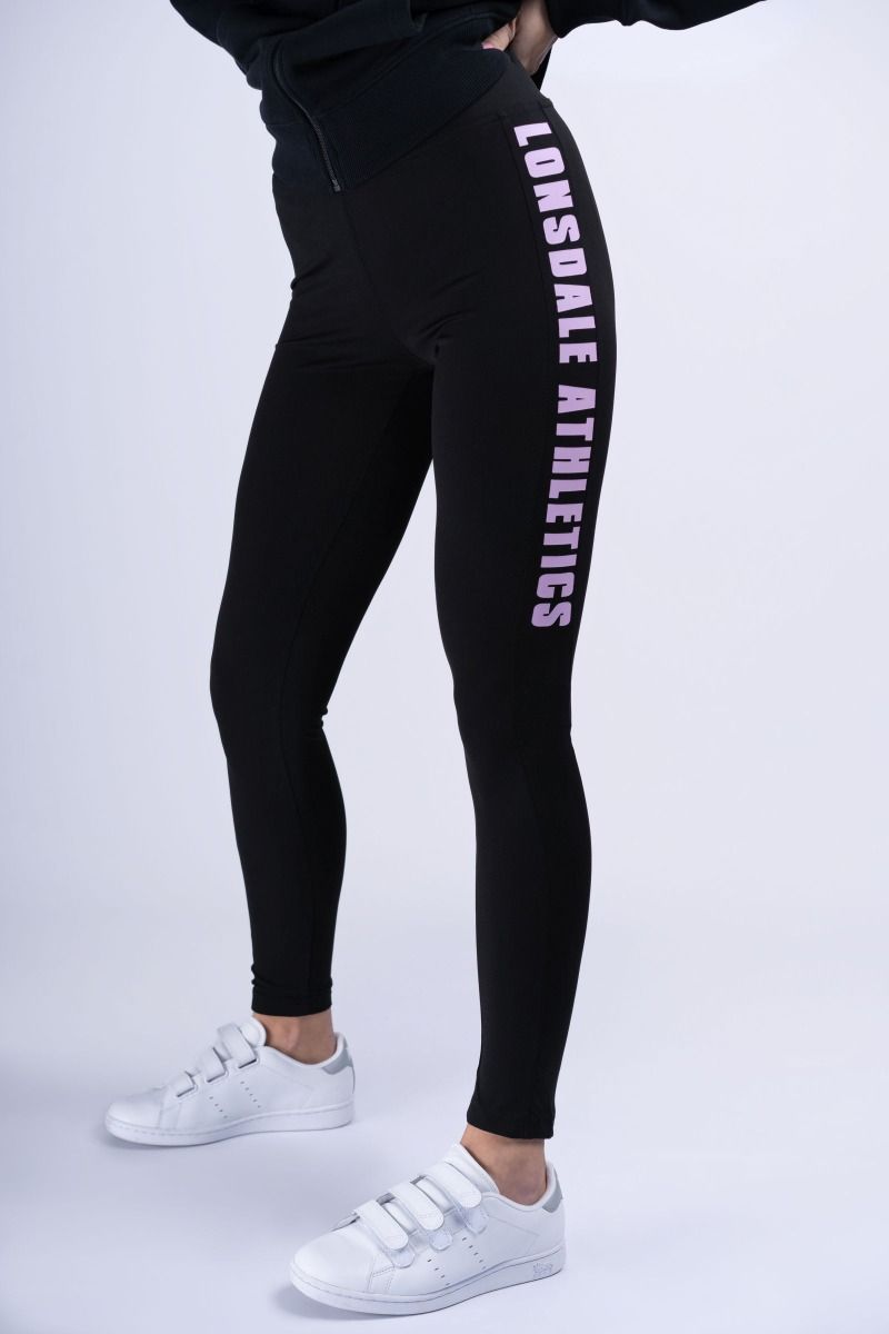 Lonsdale női Clashmore leggings, fekete
