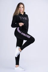 Lonsdale női Clashmore leggings, fekete