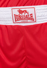 Lonsdale boksz rövidnadrág, piros