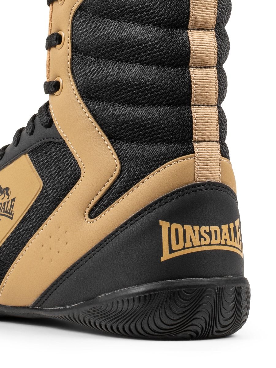 Lonsdale bokszcipő Heskin, fekete-barna
