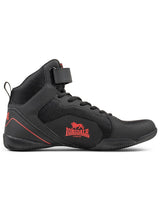 Lonsdale bokszcipő Rufford, fekete piros