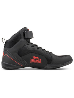 Lonsdale bokszcipő Rufford, fekete piros