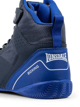 Lonsdale bokszcipő Rufford, fekete-kék