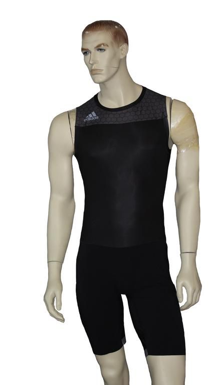 Adidas férfi súlyemelő mez Leistung, fekete