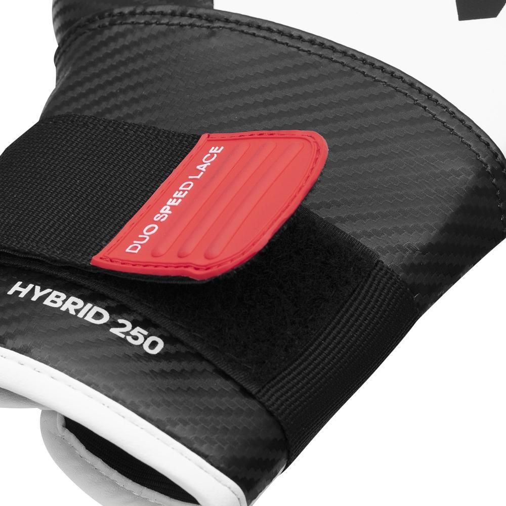 Adidas bokszkesztyű Hybrid 250, fehér-fekete