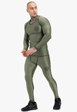 Ben Lee férfi leggings Manoburn, oliva zöld