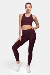 Ben Lee női leggings Maribel, oxblood