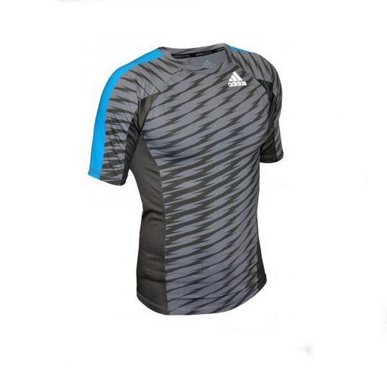 Adidas rashguard póló Ultimate Athlete, fekete-kék