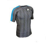Adidas rashguard póló Ultimate Athlete, fekete-kék