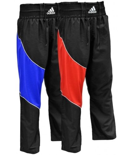 Adidas kickbox nadrág, fekete-kék