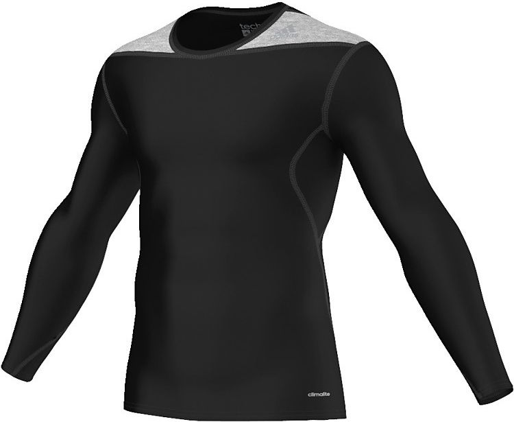Adidas férfi hosszú ujjú póló TF Base, fekete