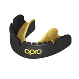 Opro fogvédő Gold Braces, fekete-arany