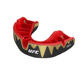 Opro fogvédő Platinum UFC, fekete-piros-arany