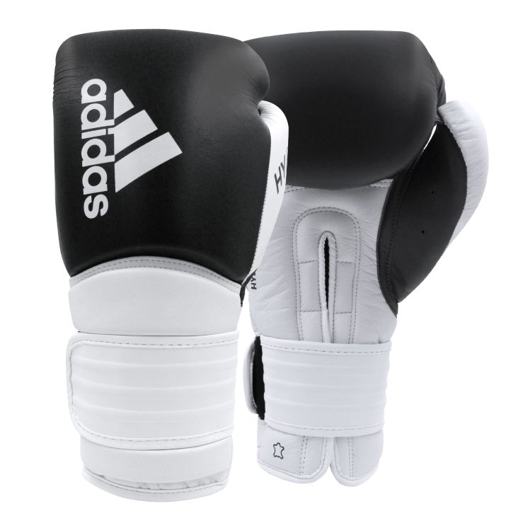 Adidas bokszkesztyű Hybrid 300, fehér-fekete