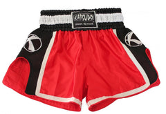 Katsudo thaibox rövidnadrág Huricane, piros
