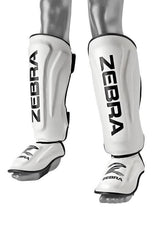 Zebra sípcsont és lábfejvédők Pro, fehér