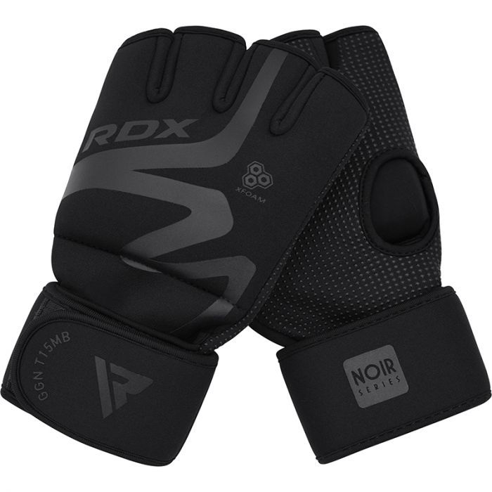 RDX grappling kesztyű Neoprén, fekete matt
