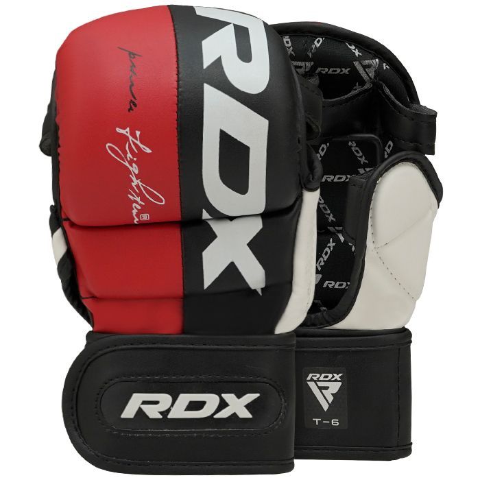 RDX MMA sparring kesztyű T6, piros-fekete