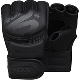 RDX MMA grappling kesztyű F15, fekete matt