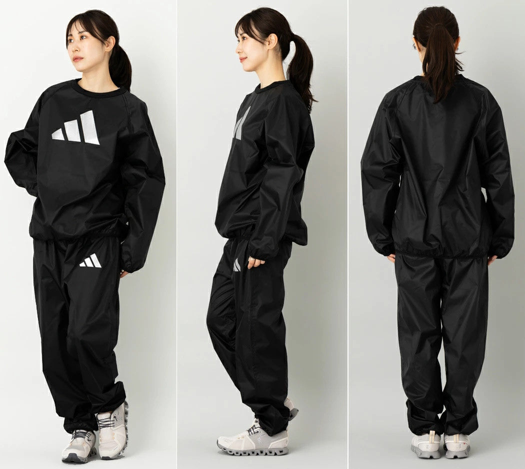 Adidas szauna készlet Sweatsuit, fekete