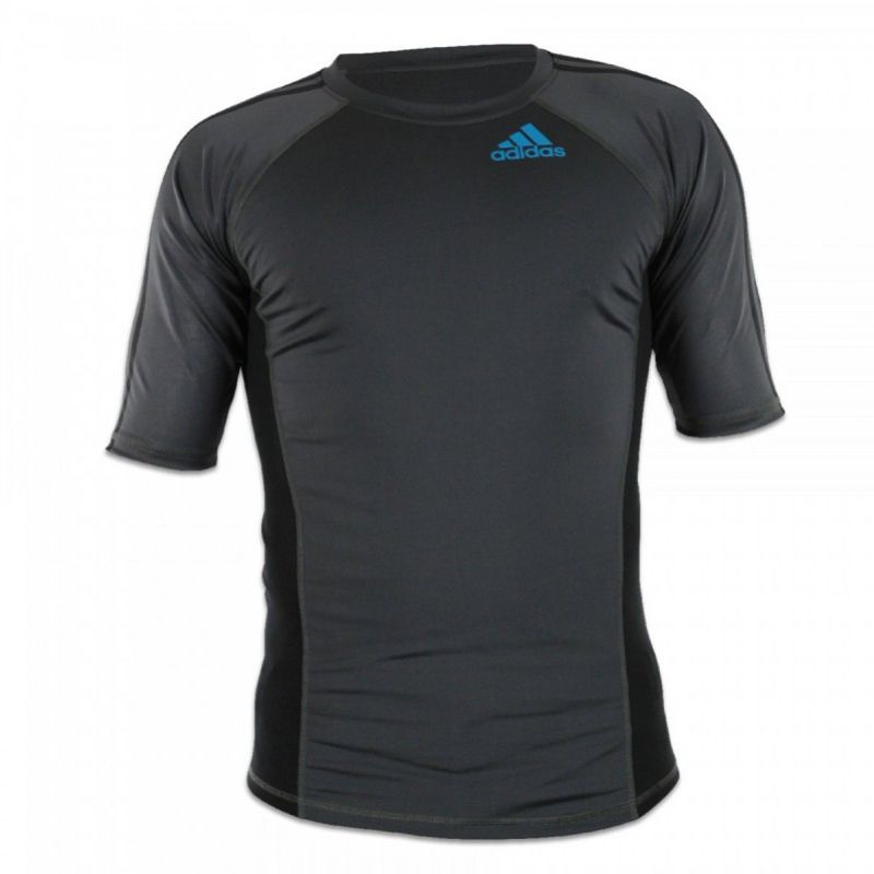 Adidas rövid rashguard póló Grappling, fekete
