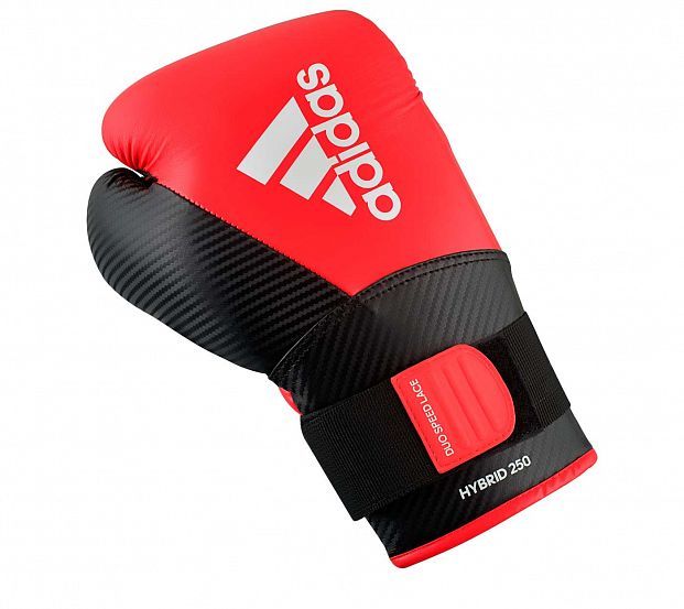 Adidas bokszkesztyű Hybrid 250, piros-fekete