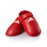 Adidas WKF által jóváhagyott sípcsontvédő, piros
