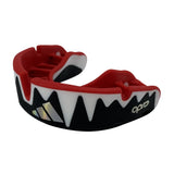 Adidas Senior fogvédő Opro Platinum, piros-fekete-fehér
