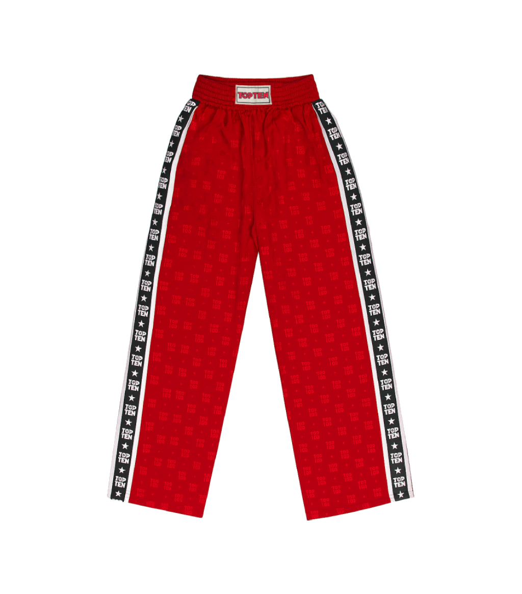 Top Ten kickbox nadrág, piros