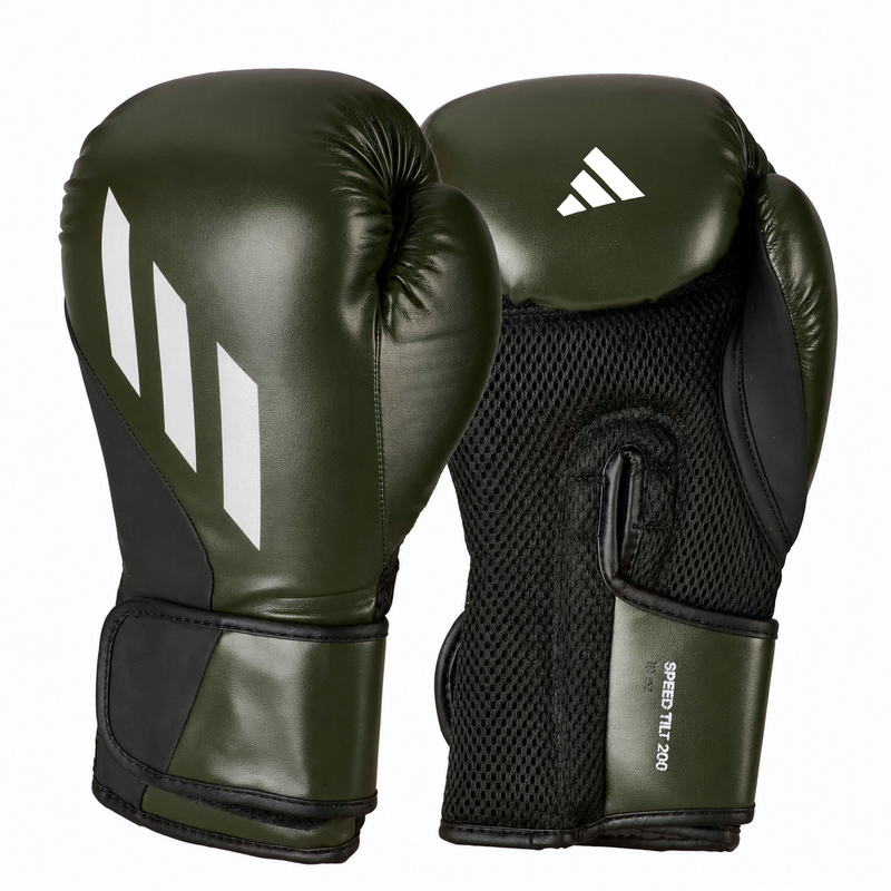 Adidas SPEED TILT 200 boxerské rukavice, olivová